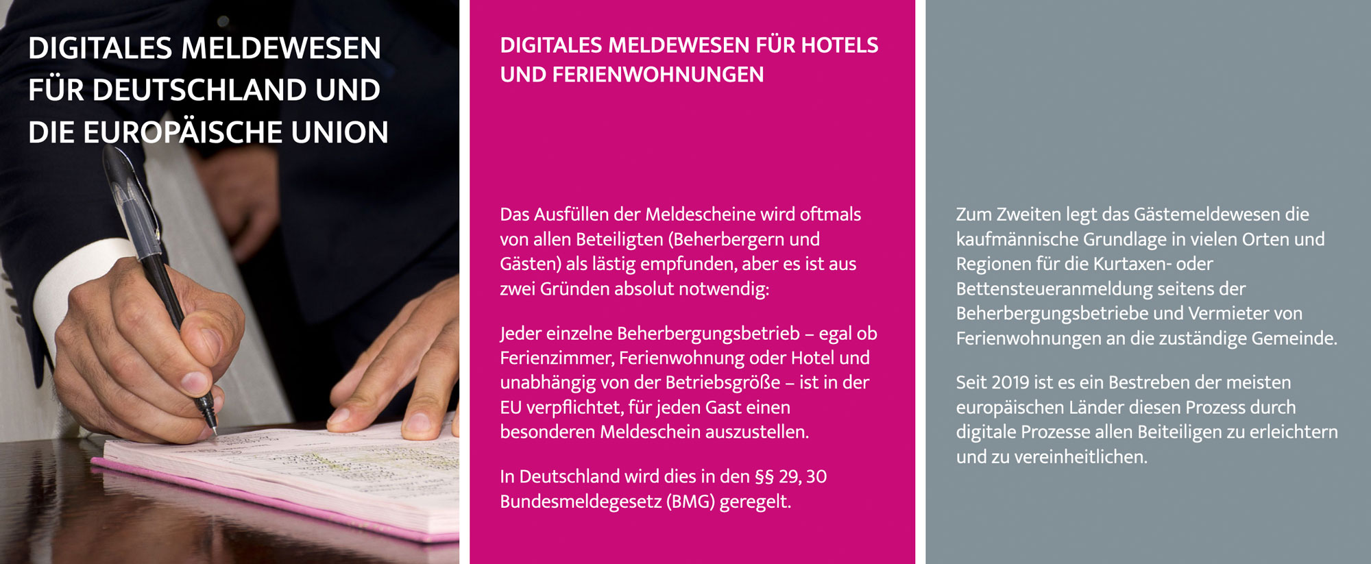 Digitalisierung in der Tourismus-Branche - der digitale Meldeschein für Ihre Gäste